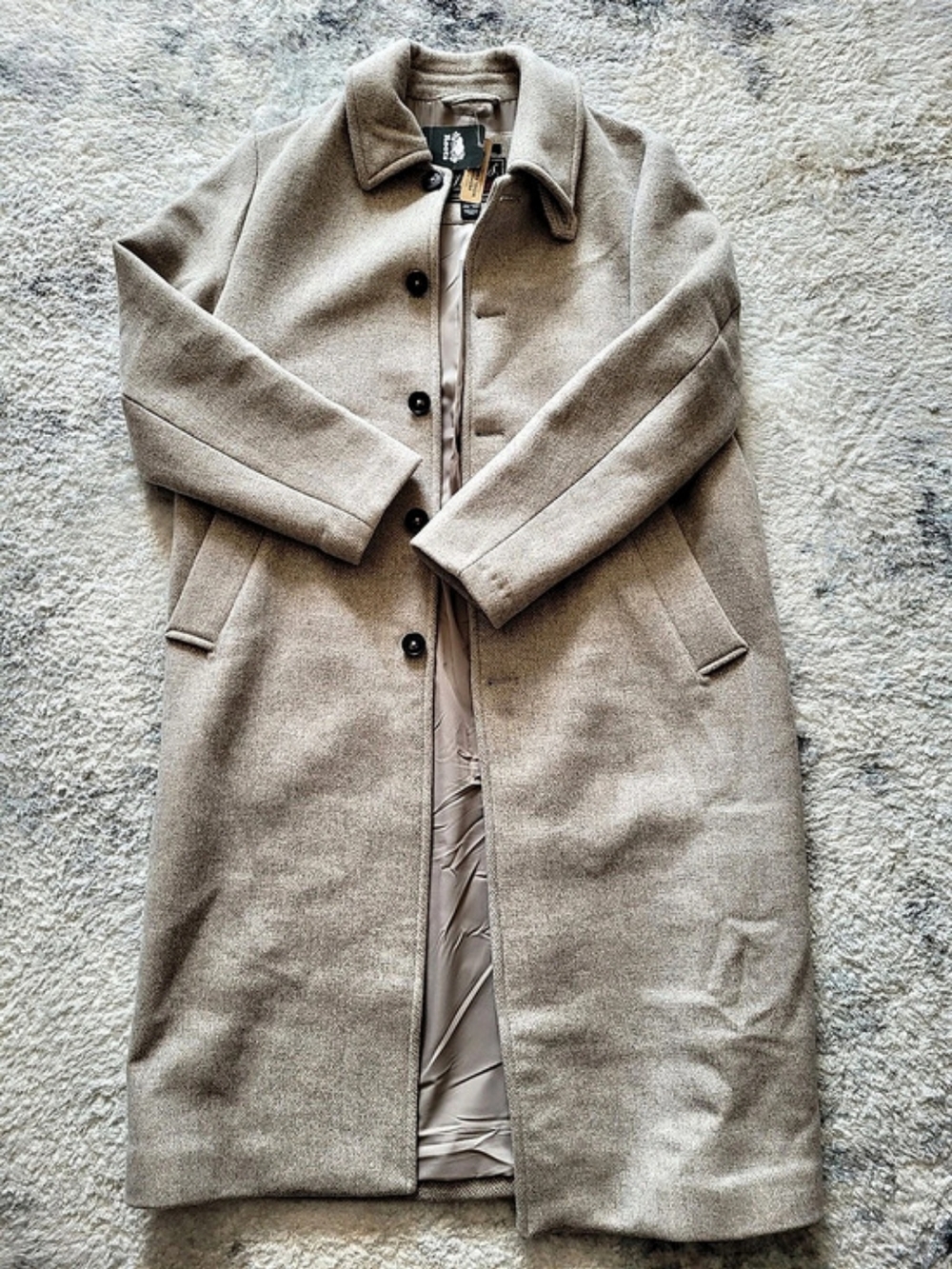 NEW WITH TAGS Roots Wool Blend Long Coat - Picture 3 of 5